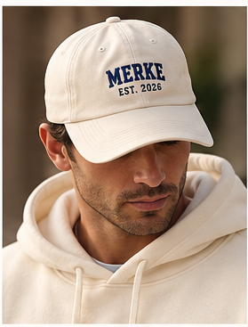 The Cap on a model, front view